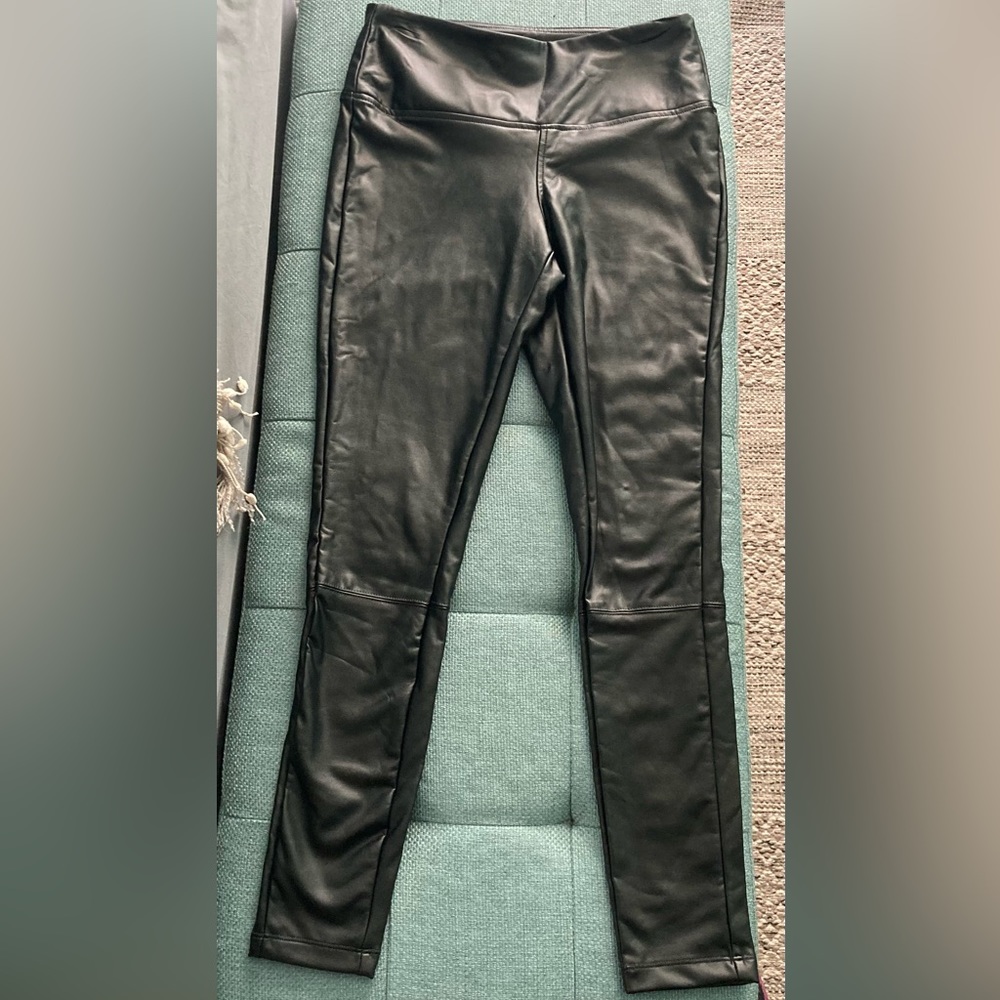 Women’s High-Waisted Faux Leather Leggings